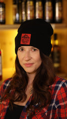 Beanie "Schwarz-Rot"