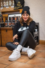 Beanie "Schwarz-Braun"