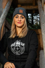 Damen Hoodie "Schwarz-Weiß"