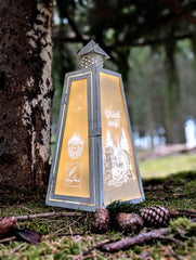 ArzgebirgLifestyle Laterne „Glück Auf" "Black + White Edition"