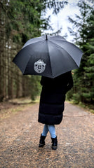 Regenschirm "Schwarz-Silber"