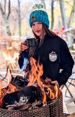 Damen Hoodie "Schwarz-Weiß"