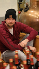 Beanie "Schwarz-Braun"