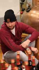 Beanie "Schwarz-Braun"