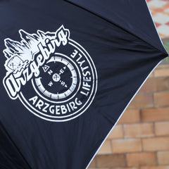 Regenschirm "Schwarz-Silber"