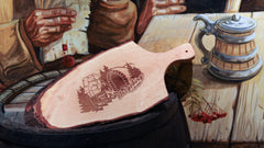 Hochwertiges HolzschneideBrett "Kumpel"