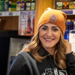 Beanie "Orange-Rost"