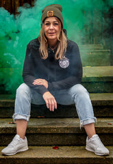 Damen Hoodie "Schwarz-Weiß"