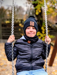 Bommelmitz in 2 Farben