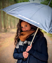 Regenschirm "Schwarz-Silber"