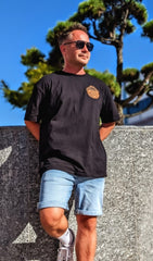 "NEU" Herren Shirt in "2 Farben + LederPatch“