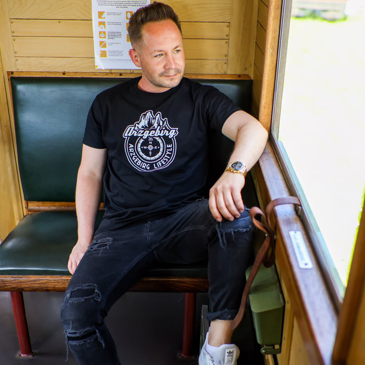 Herren T-Shirt "Schwarz-Weiß"