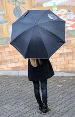Regenschirm "Schwarz-Silber"
